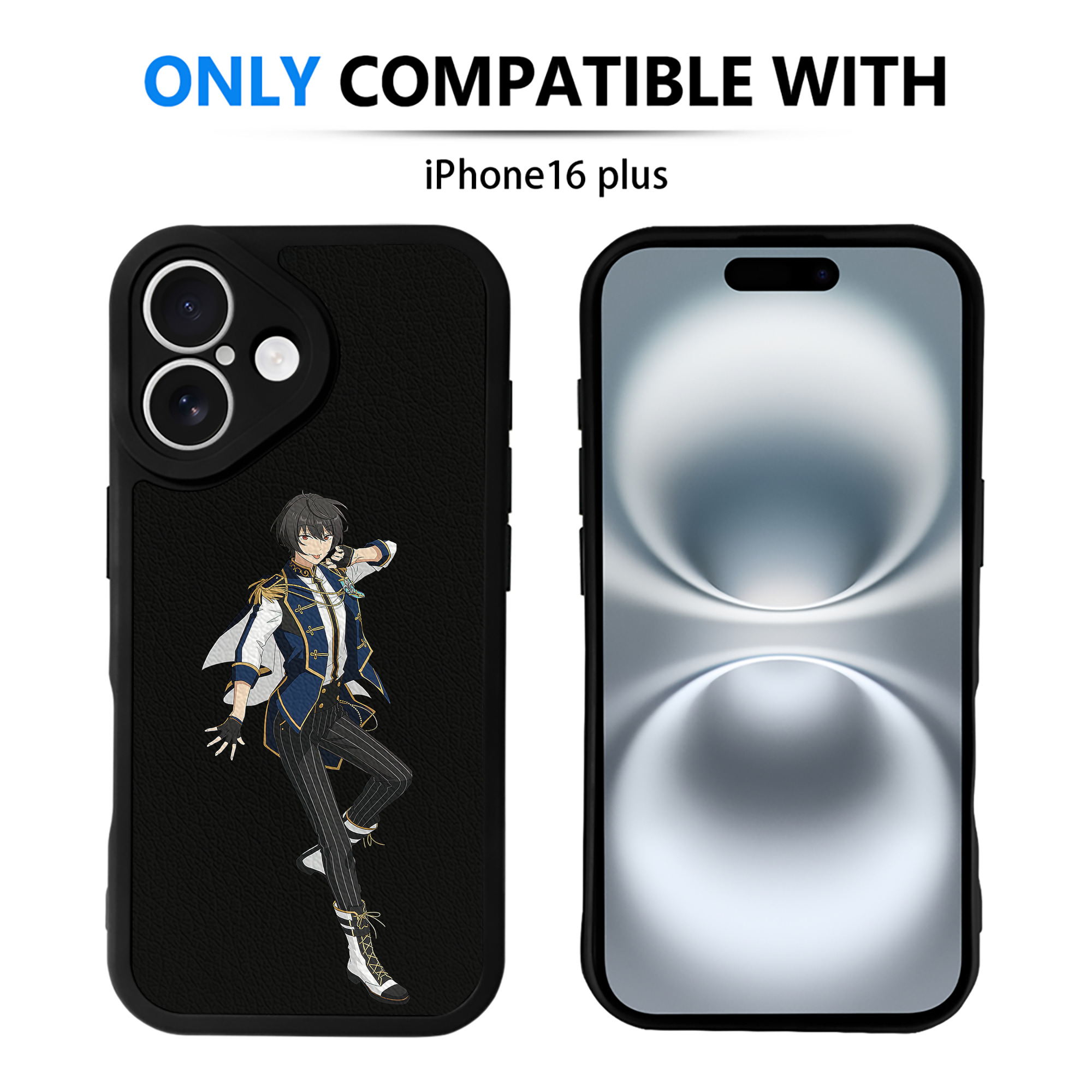 （画像用） あんさんぶるスターズ! Ensemble Stars 【iPhone 16シリーズ対応】シリコンスマホケース（レザー調） 材質：シリコン